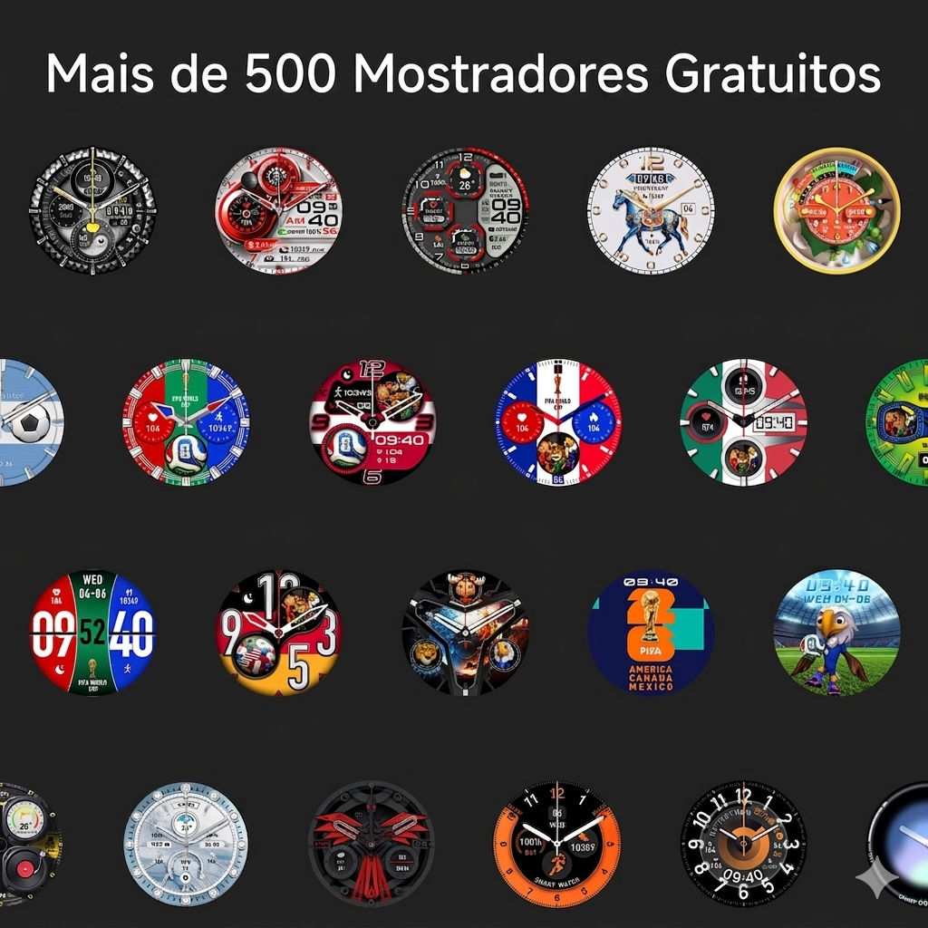 Smartwatch Round Pro FIFA Edition - Novo